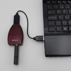 Hub USB 2.0 Burdeos 4 puertos