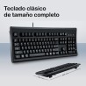 Teclado Completo/Full Size USB Perixx 106 negro