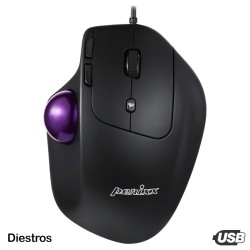 Ratón Trackball Ergonómico USB Perixx 520 Diestros