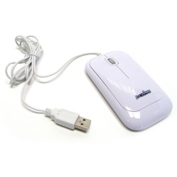 PERIMICE-208 Ratón Blanco . Cable USB